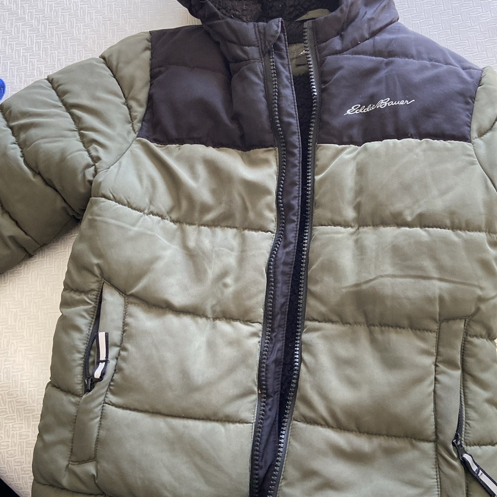 Eddie Bauer Sherpa Fleece Kids Coat
